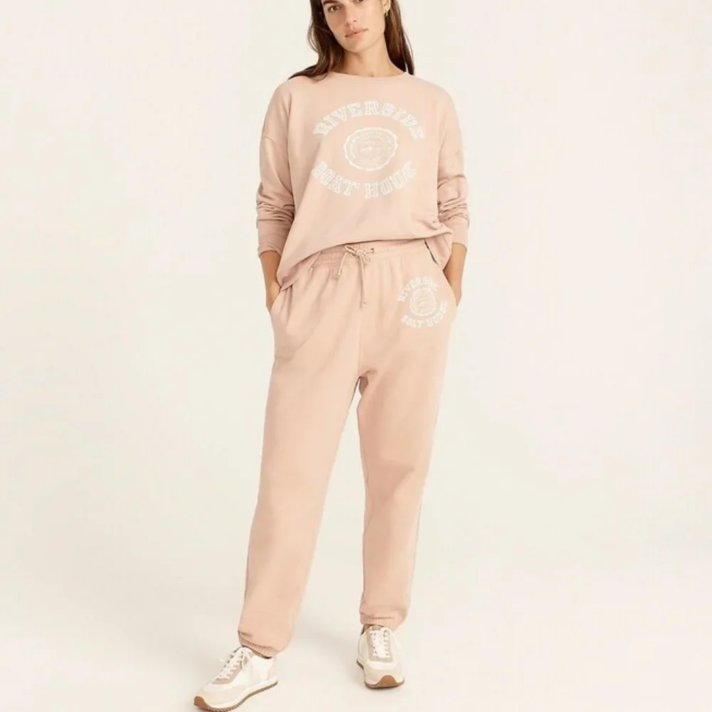J. CREW University Terry Sweatshirt L